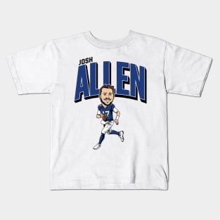 Josh Allen Caricature Kids T-Shirt